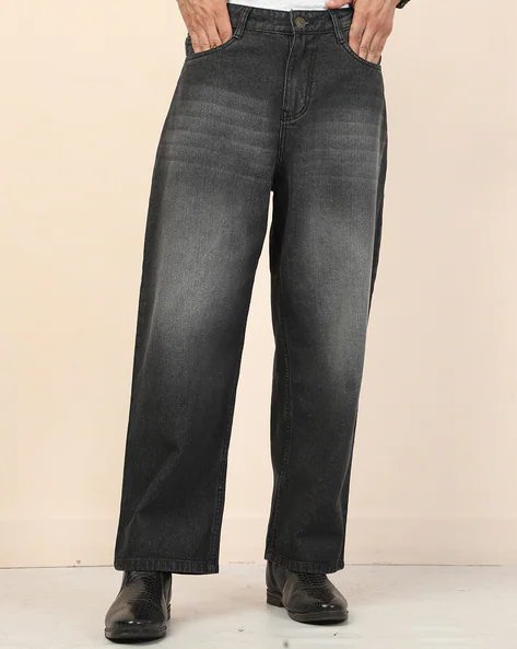 Mid Wash Jeansd
