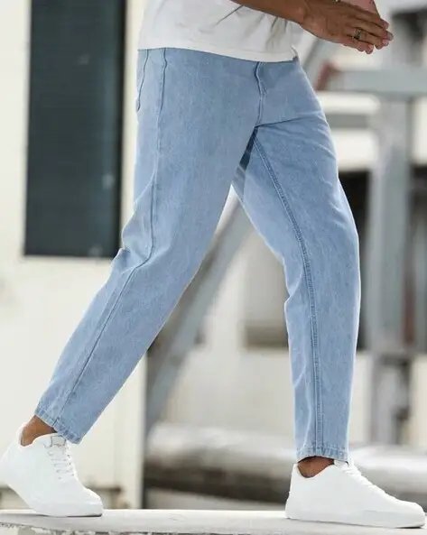 Baggy Fit Mid Rise Jeans