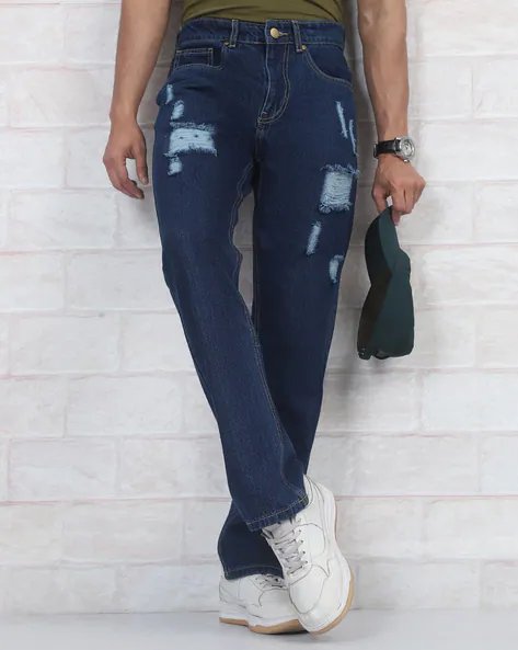 Clean Distressed Jeans