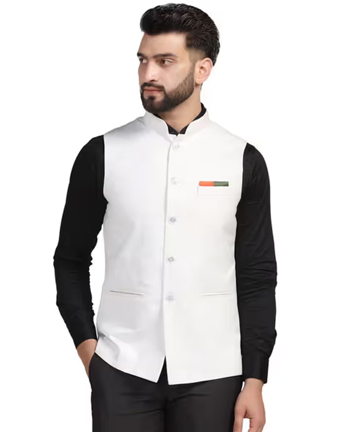 Men Slim Fit Nehru Jacket