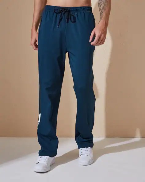 Full Length Elasticated Drawstring Waist Track Pant