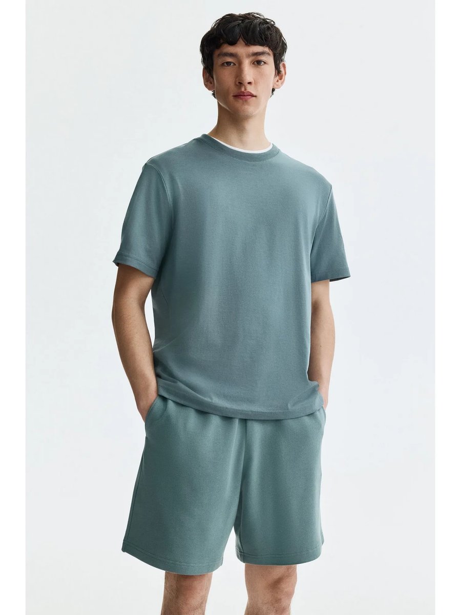 Blue Pure Cotton Oex04 Boxer Shorts