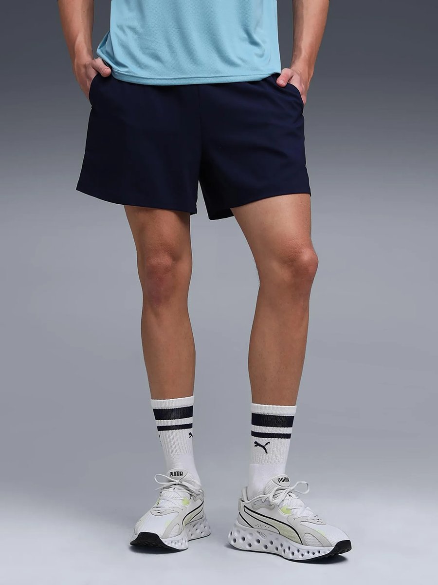 Grey Men S Regular Fit Solid Mid Rise Shorts