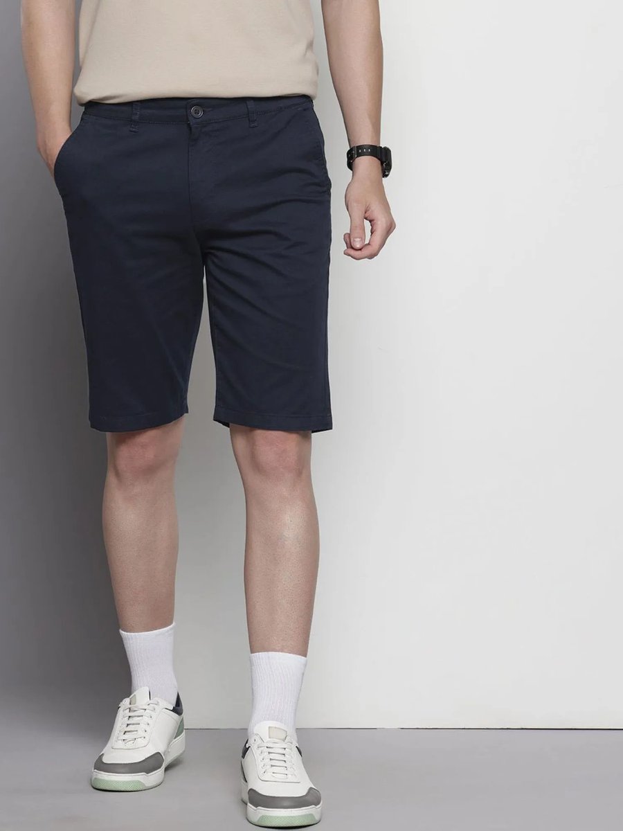 Men S Grey Solid Shorts