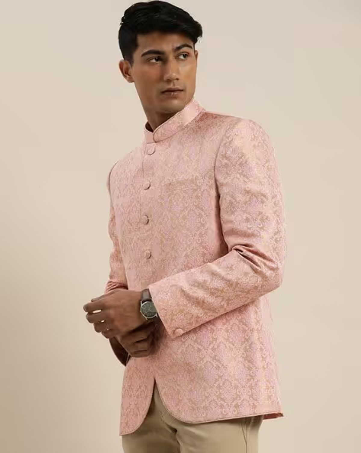 Woven Jodhpuri Jacket