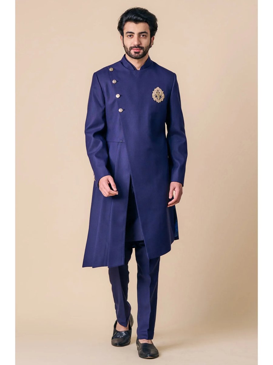 Embellished Sherwani With Trouser