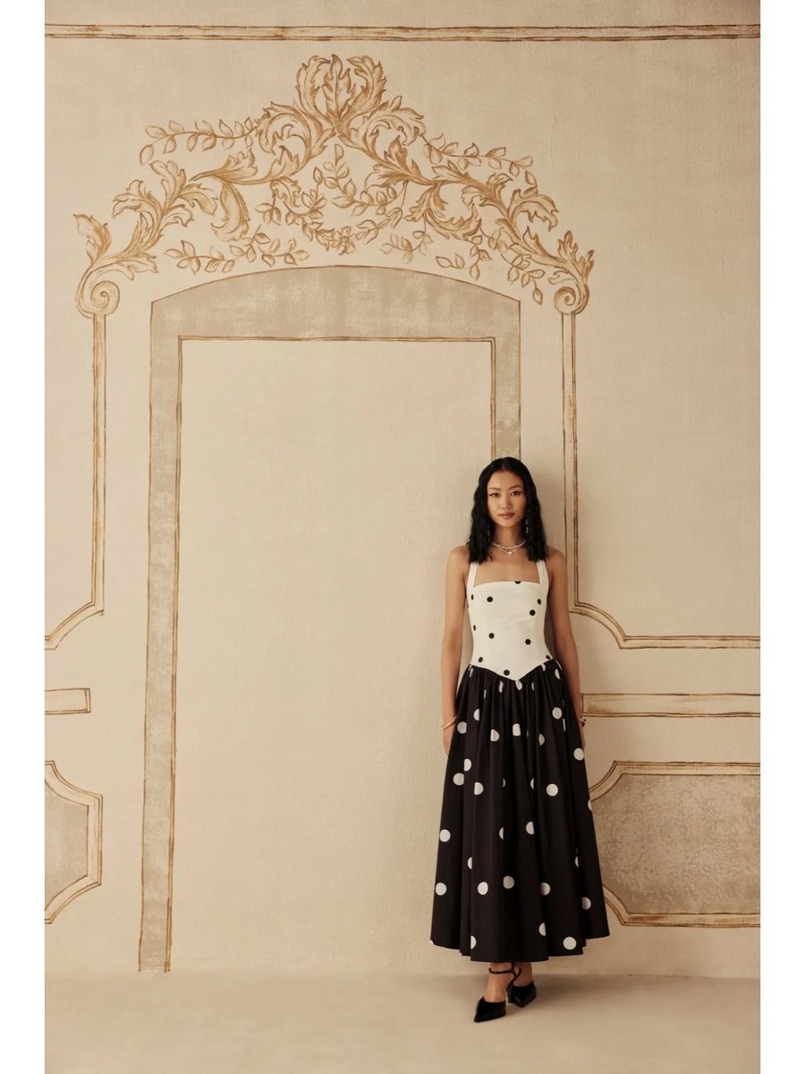 Yellow Cutwork Embroidered Midi Dress