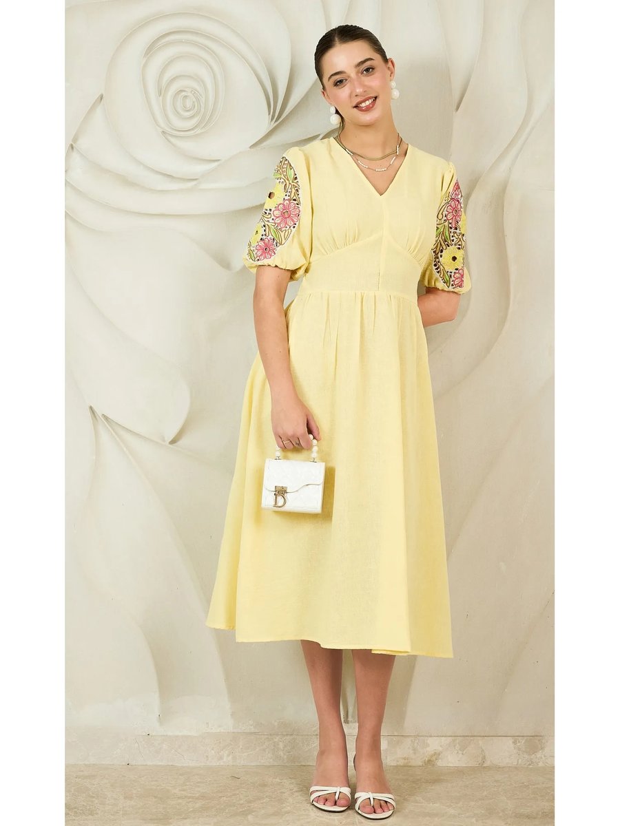 Straight Shirt Dress With Belt