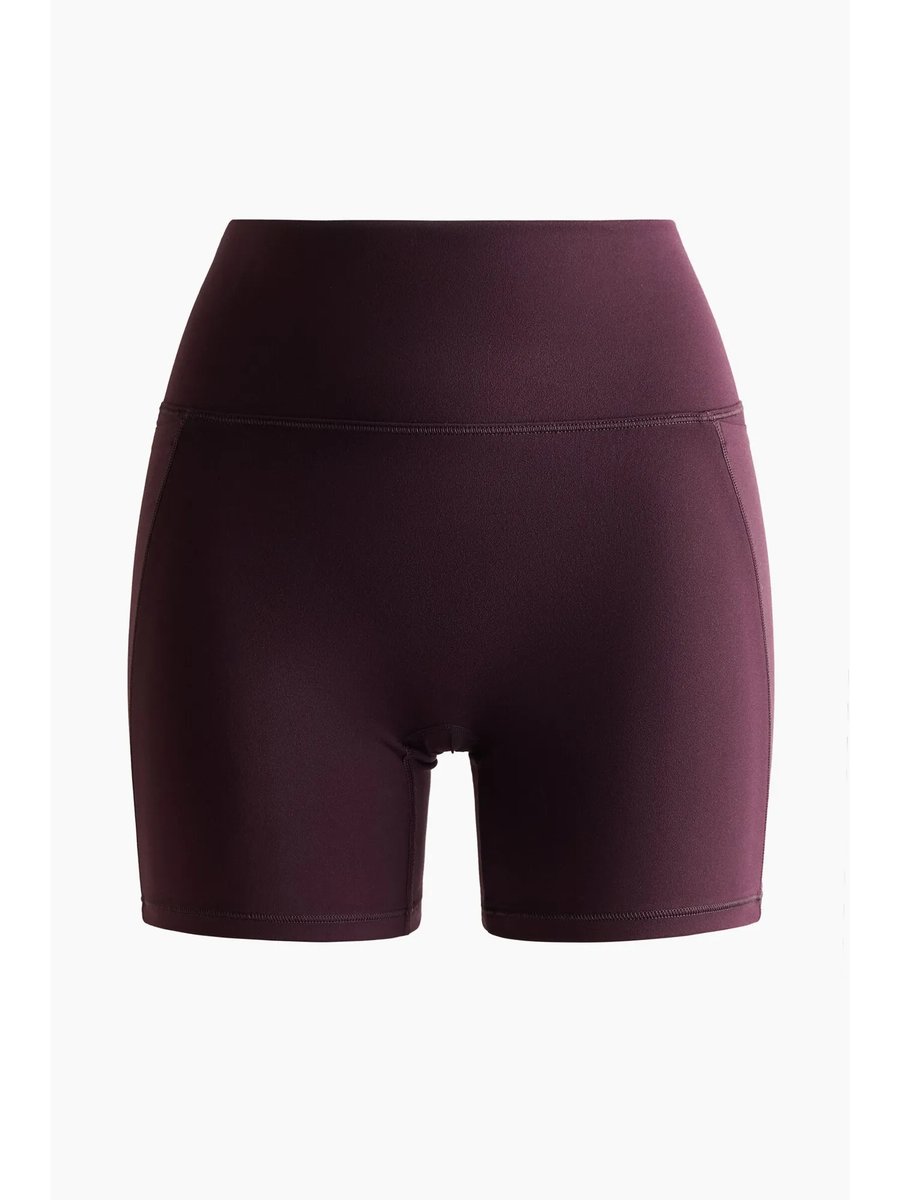 Women Purple Sports Cycling Shorts With Softmove