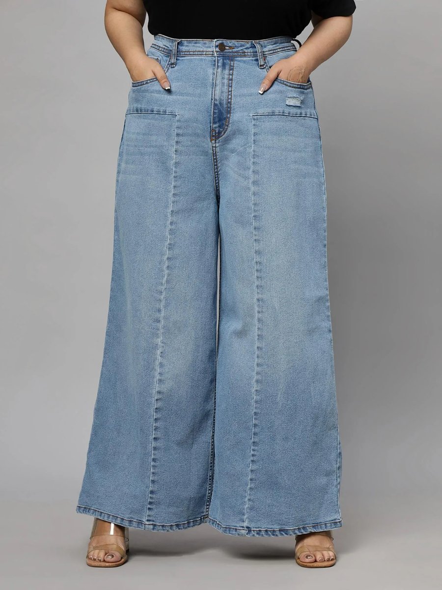 Womens Black High Rise Stretch Bootcut Jeans