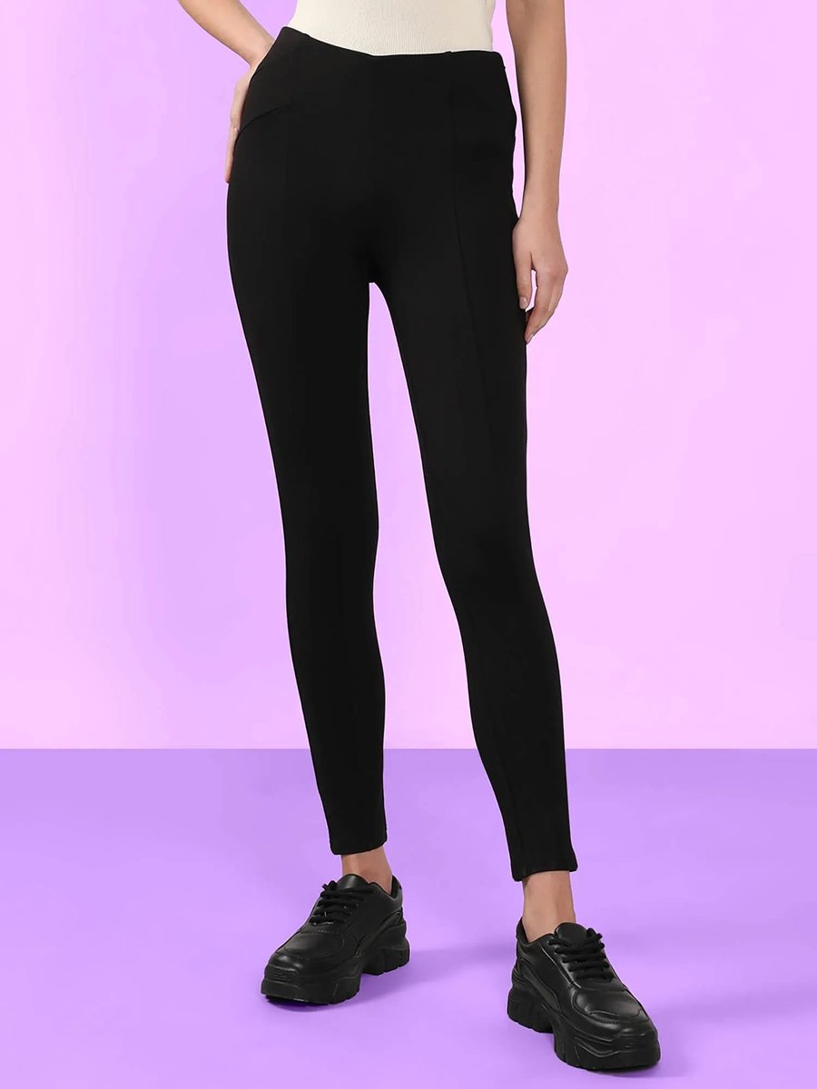 Blue Bootcut High Jeans
