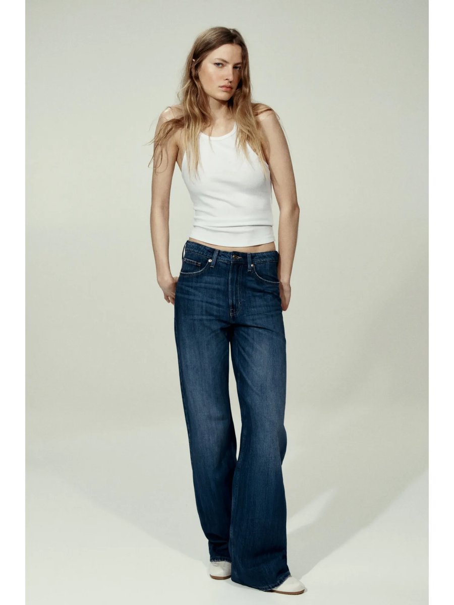 Women Blue Cotton Solid Bootcut Jeans