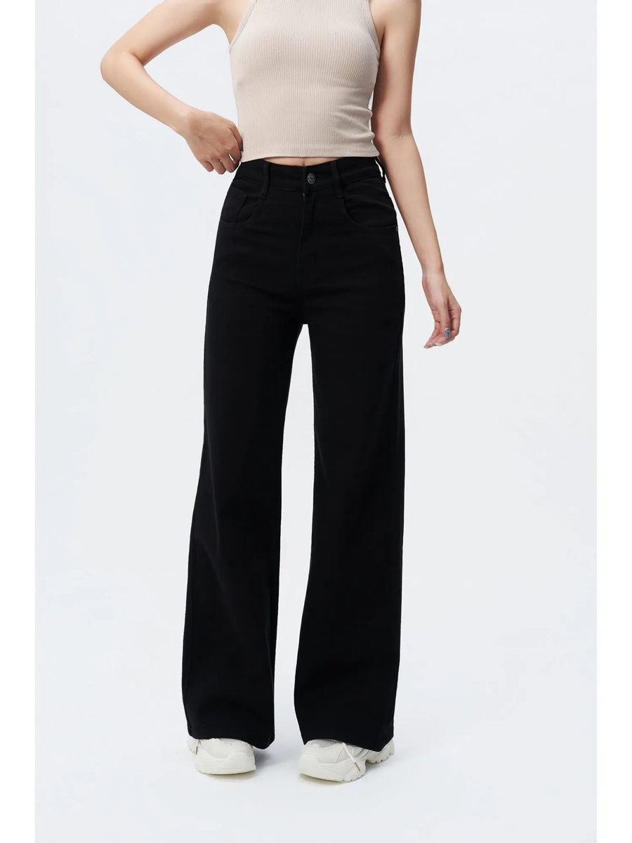 Bootcut High Rise Clean Look Regular Length Stretchable Denim Jeans