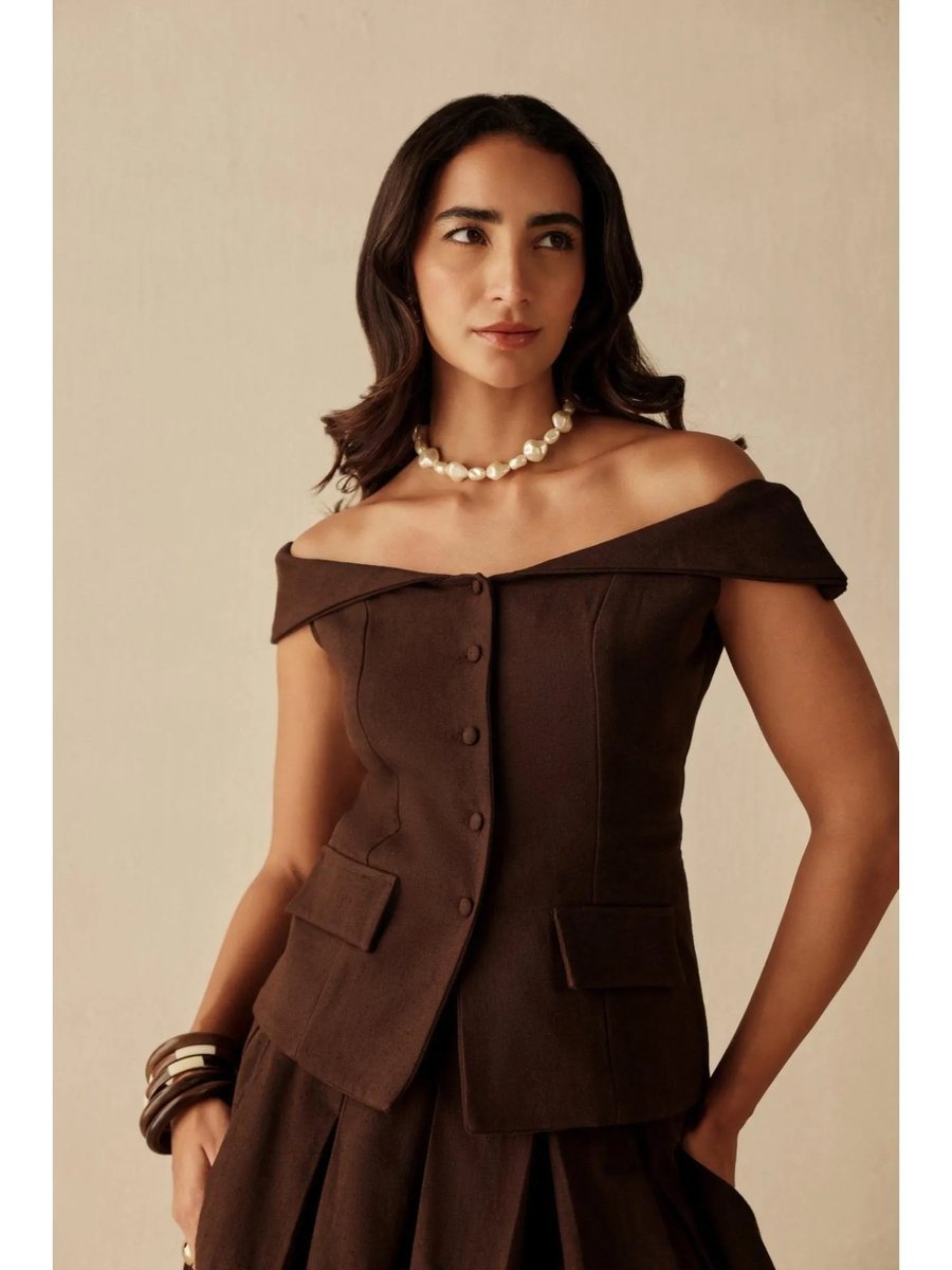 Brown Solid Top