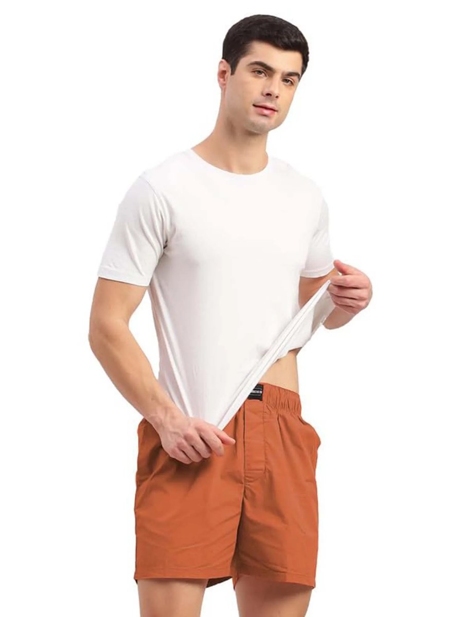 Regular Fit Ultralight All Day Boxer Shorts For Men Rust